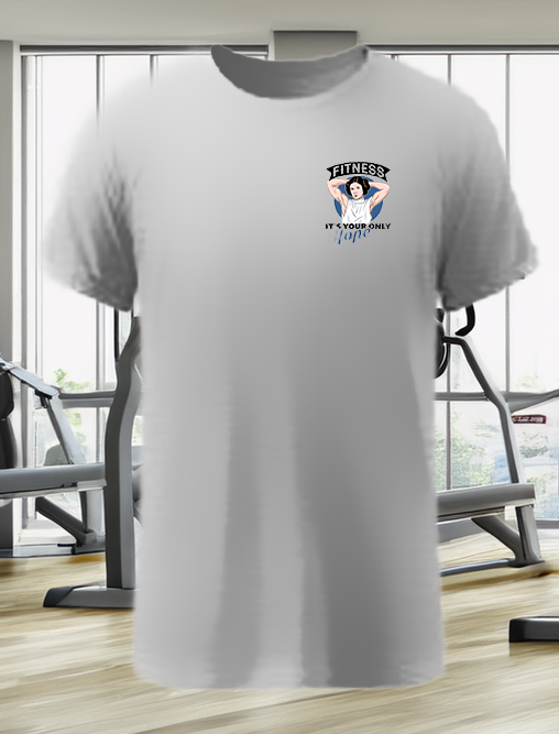 💪 Polera “Fitness Is Your Only Hope” – Ink and Press